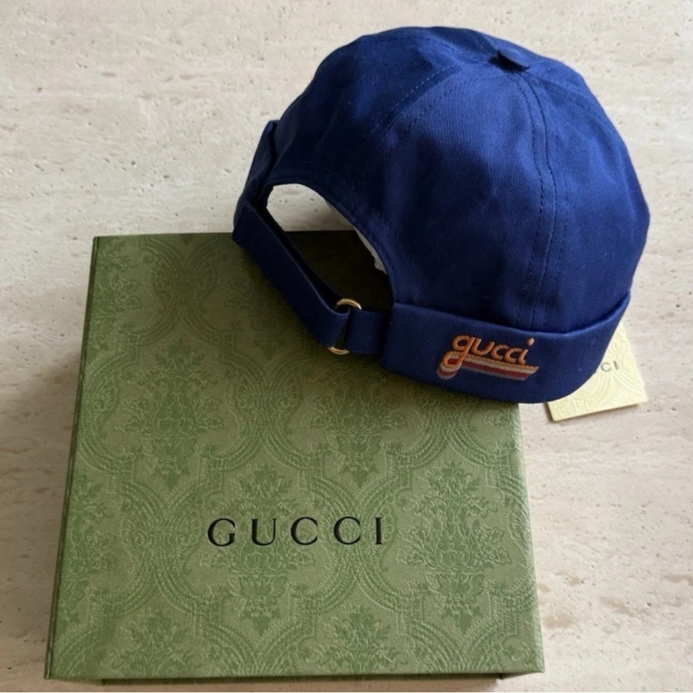 Gucci Retro Brimless fitted Cap 🧢 NWT & COA RARE